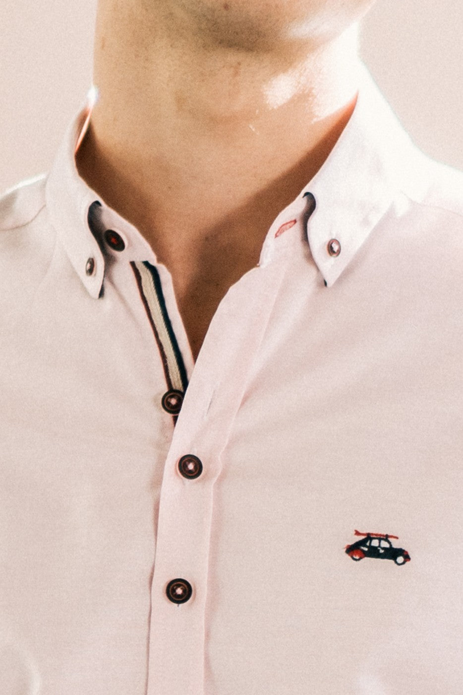 Camisa Oxford hombre slim fit