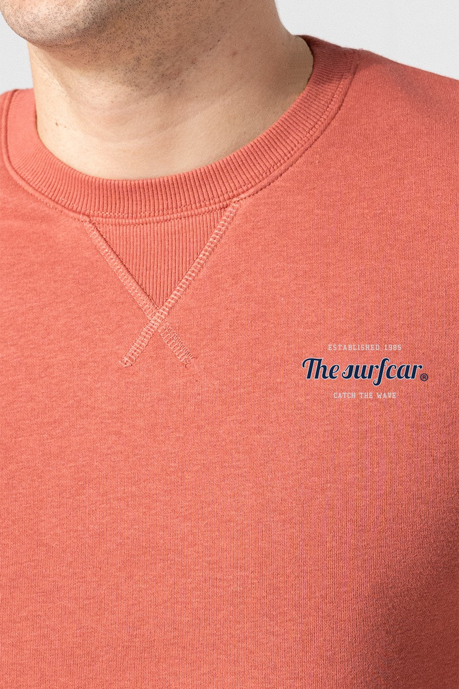 Sudadera hombre cuello redondo caldera