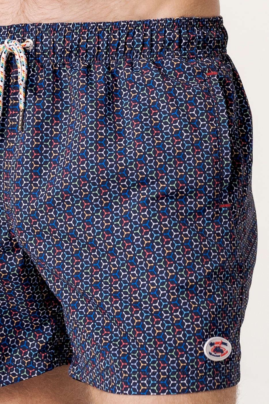Bañador boomerangs multicolor azul marino